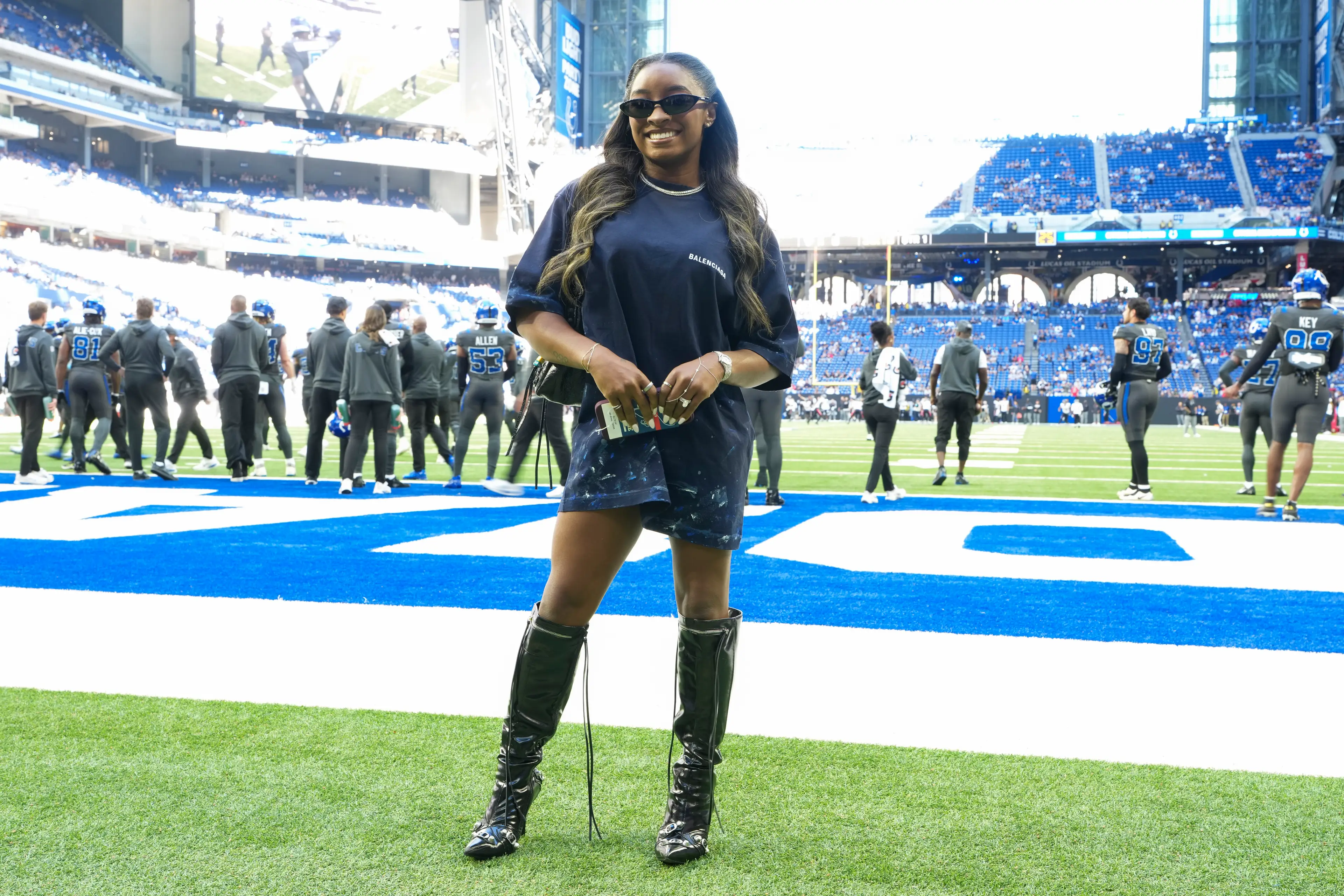Despite her own incredible career people still call her a WAG (Todd Rosenberg/Getty Images)