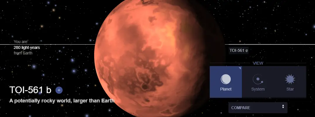 TOI-561 b has an atmosphere (NASA)