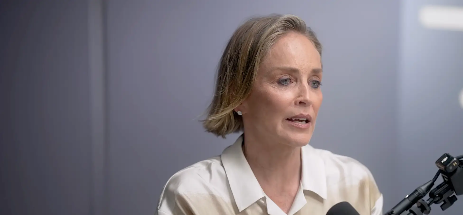 Sharon Stone told doctors she 'didn't have cancer' (YouTube/David Begnaud)