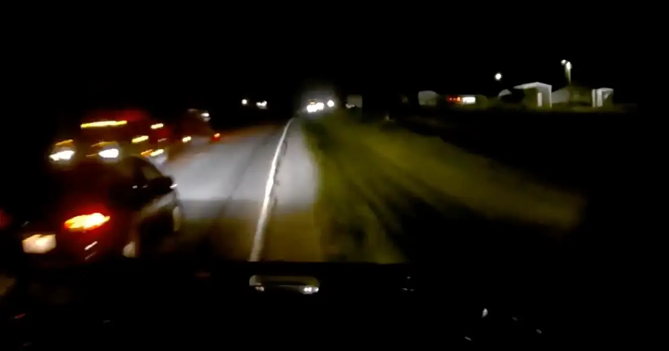 The car cut off the truck (National Transportation Safety Board)