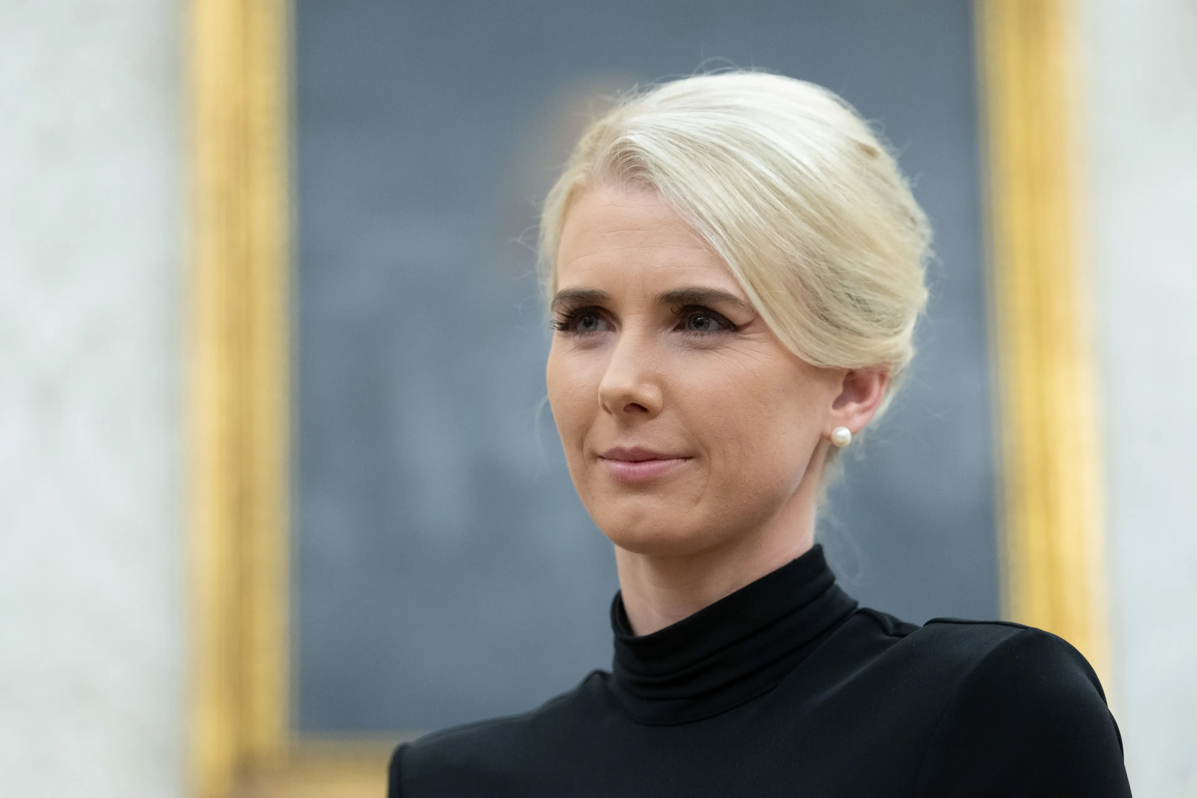 Natalie Harp is one of Donald Trump's most trusted aides (Aaron Schwartz/CNP/Bloomberg via Getty Images)