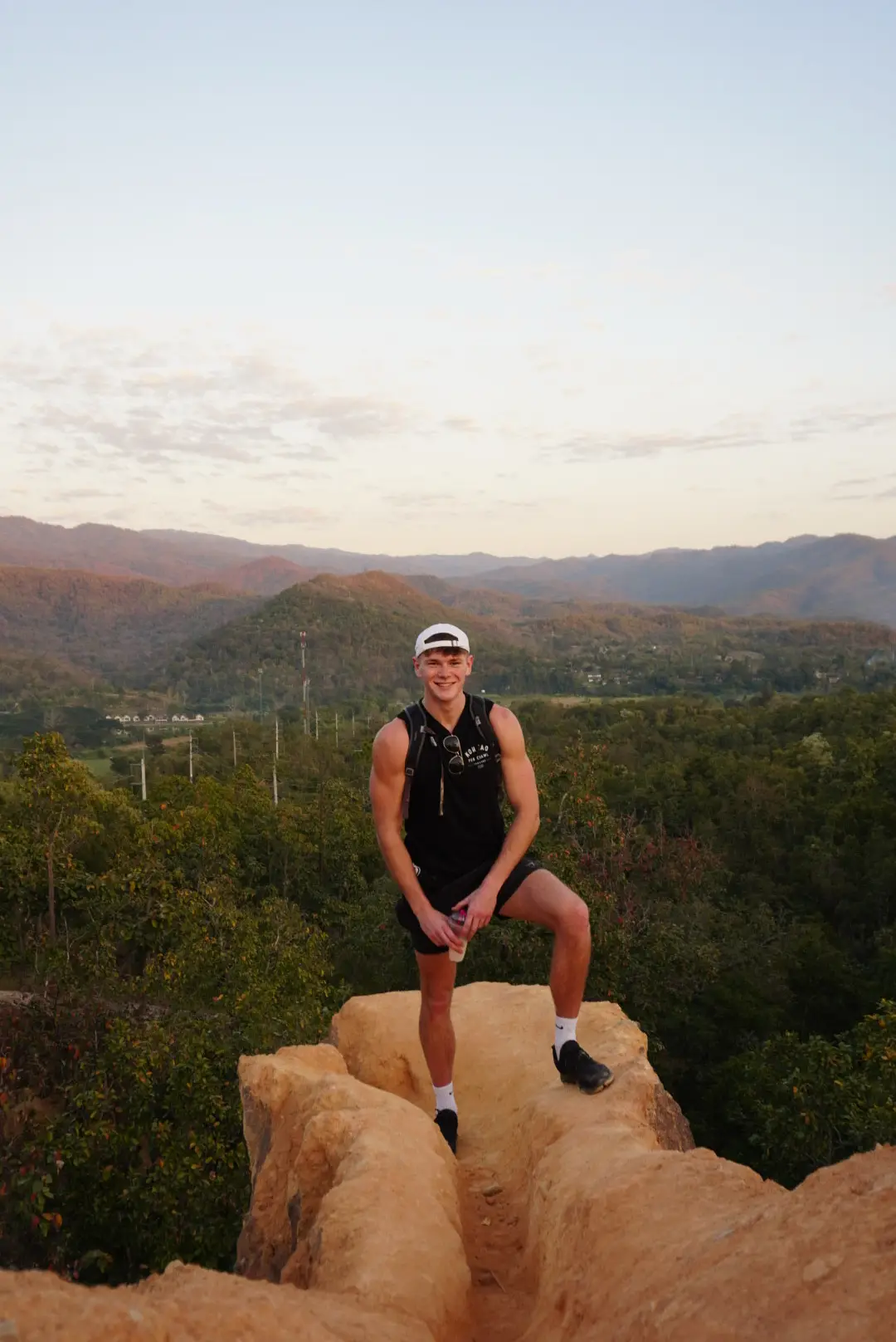 The content creator has explained how he affords his adventures (Supplied)