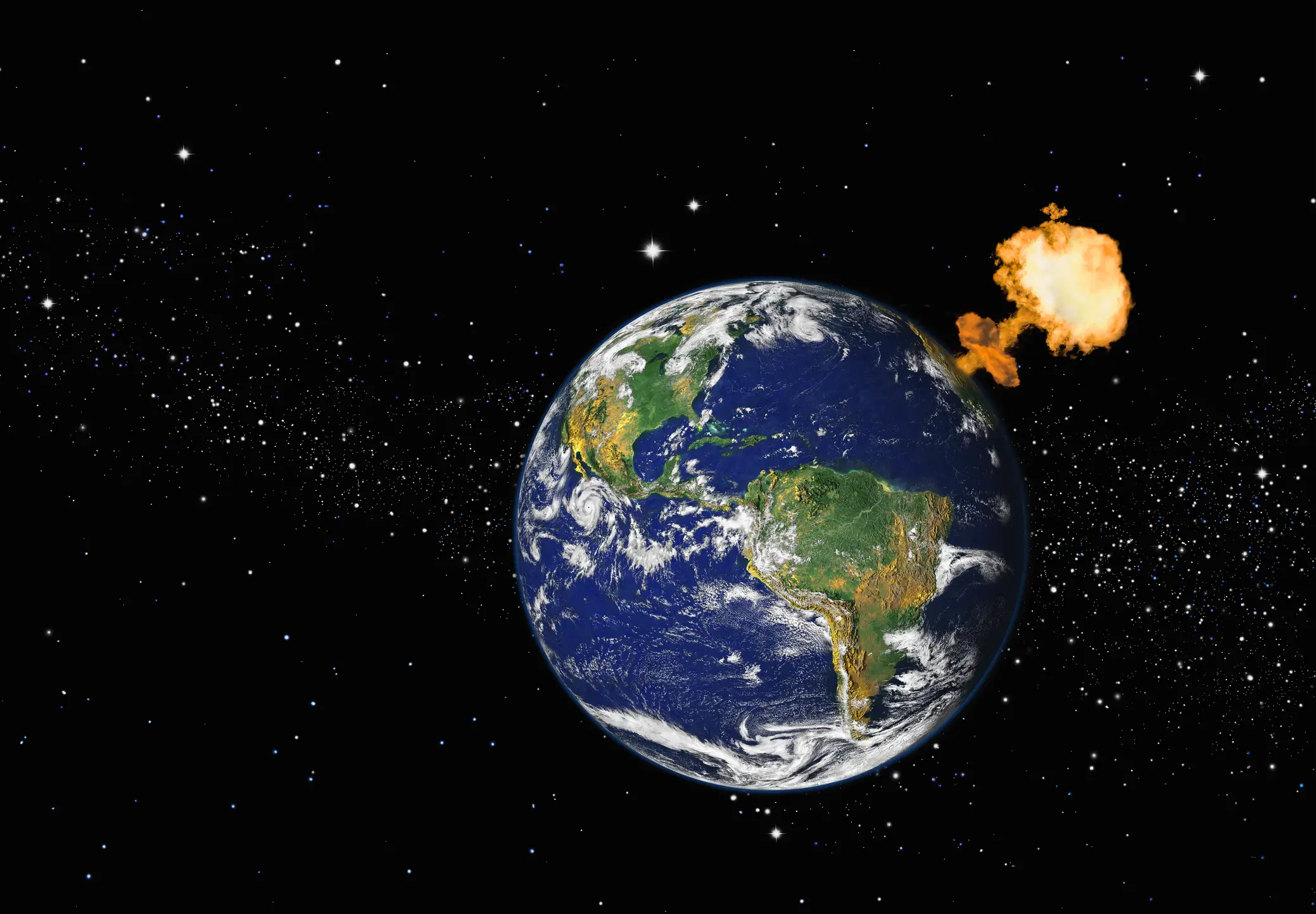 I don't think we ever need to worry about a needle hitting Earth, but we know what would happen if it did (Getty stock)