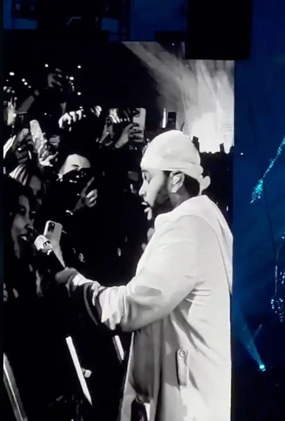 The fan, named Erin, said she has 'no regrets'.