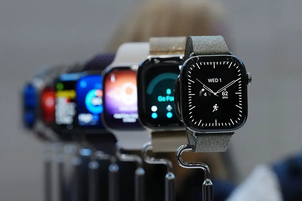 Apple has unveiled its latest line of Apple Watches (David Paul Morris/Bloomberg via Getty Images)