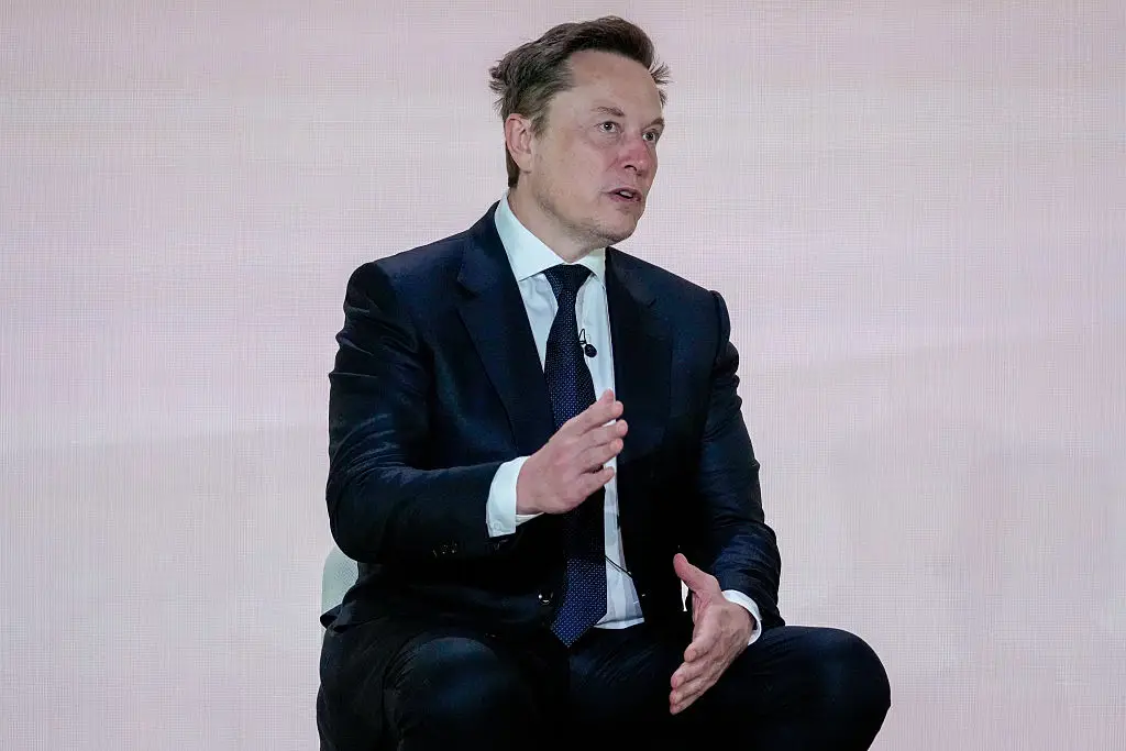 Elon Musk, Palmer Luckey and Newt Gingrich were named by Hegseth as the leaders of a new effort called Project Meridian (Daniel Heuer/Bloomberg via Getty Images)
