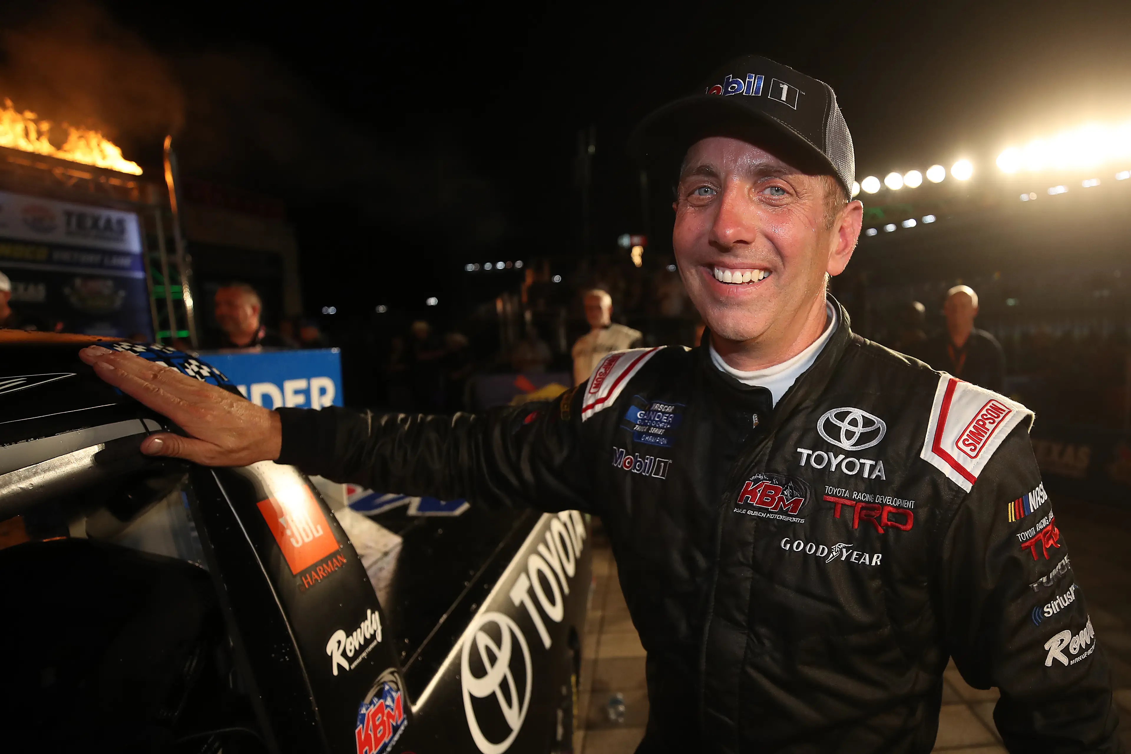 NASCAR driver Greg Biffle was killed alongside his wife and two children during Thursday's crash (Chris Graythen/Getty Images)