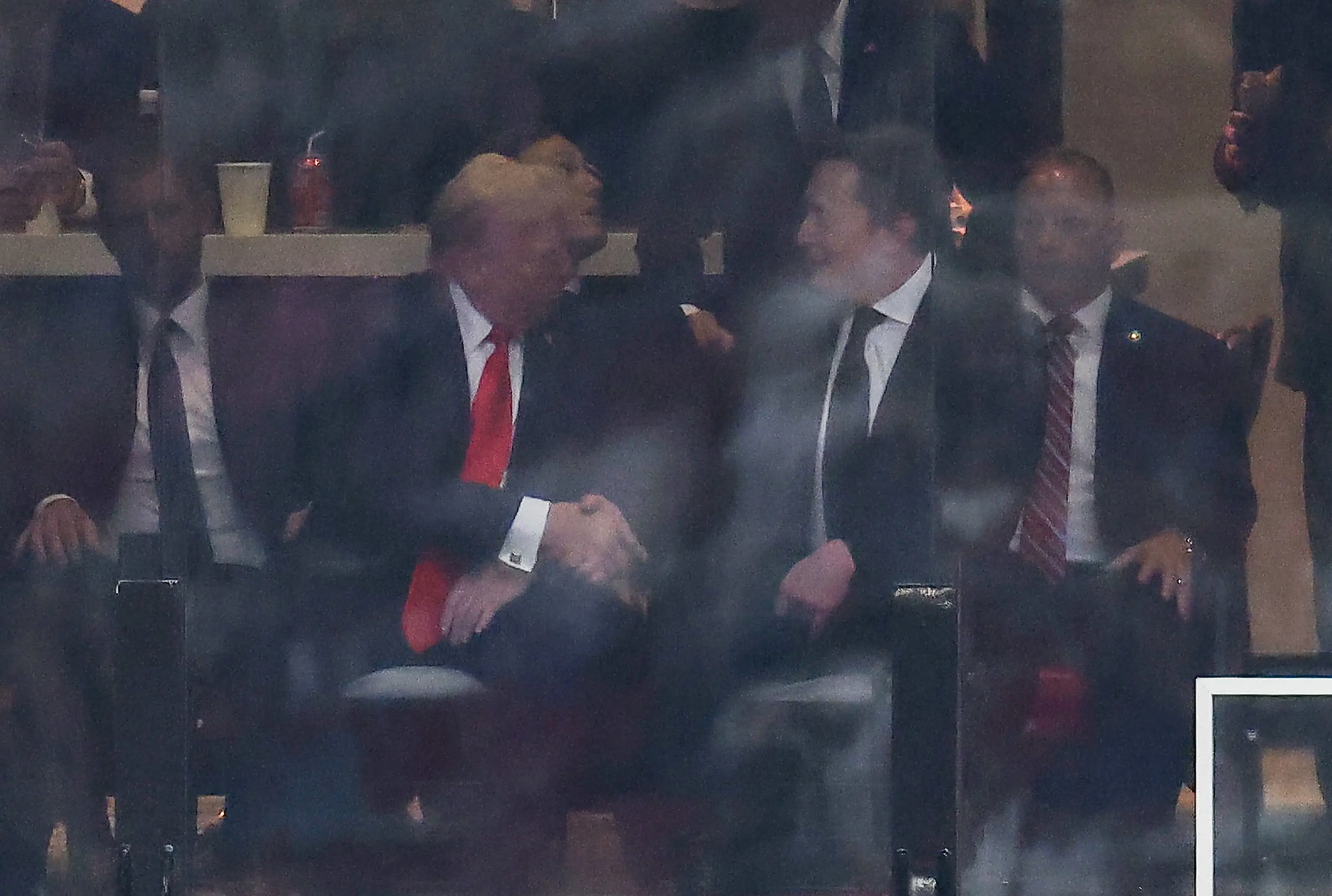 Donald Trump and Elon Musk reunited on Sunday at Charlie Kirk's memorial (CHARLY TRIBALLEAU/AFP via Getty Images)