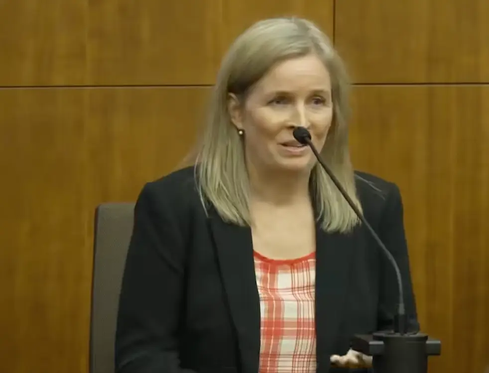Margaret Hamp testified about her years working alongside Clancy (Court TV)