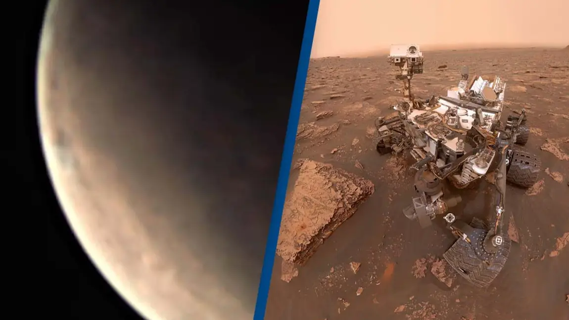 Mars footage livestreamed from the planet for the first time in human history