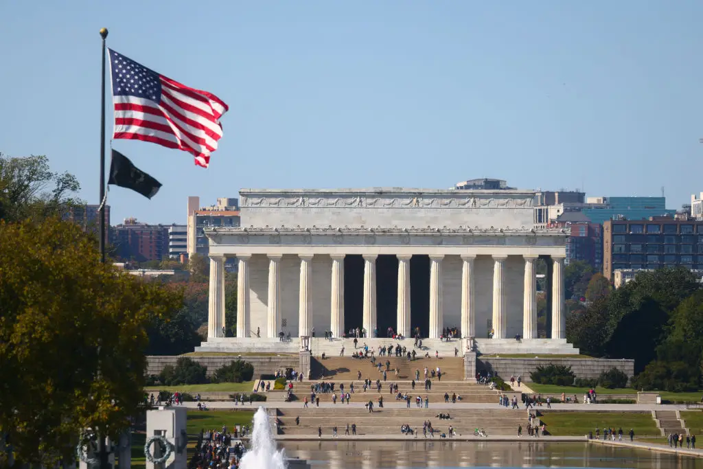 The pool underwent renovation for America's 250th anniversary (Photo by Beata Zawrzel/NurPhoto via Getty Images)
