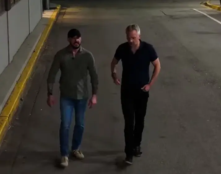 Jack Richland appears in a new CNN documentary with reporter Nick Paton Walsh. (@cnn/Instagram)
