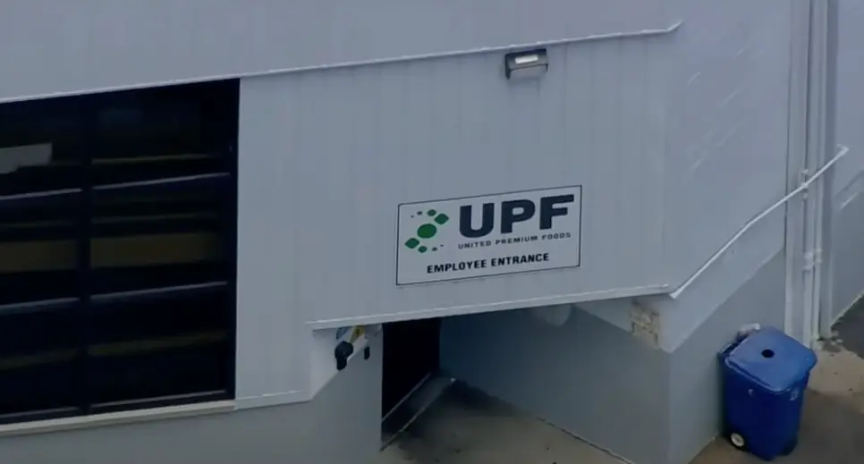 The incident took place at a food processing plant in New Jersey.