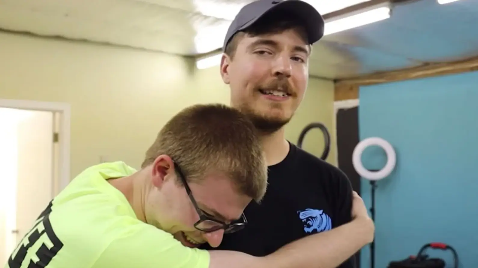 CJ Donaldson (left) is the elder brother of Jimmy Donaldson (right) AKA MrBeast.