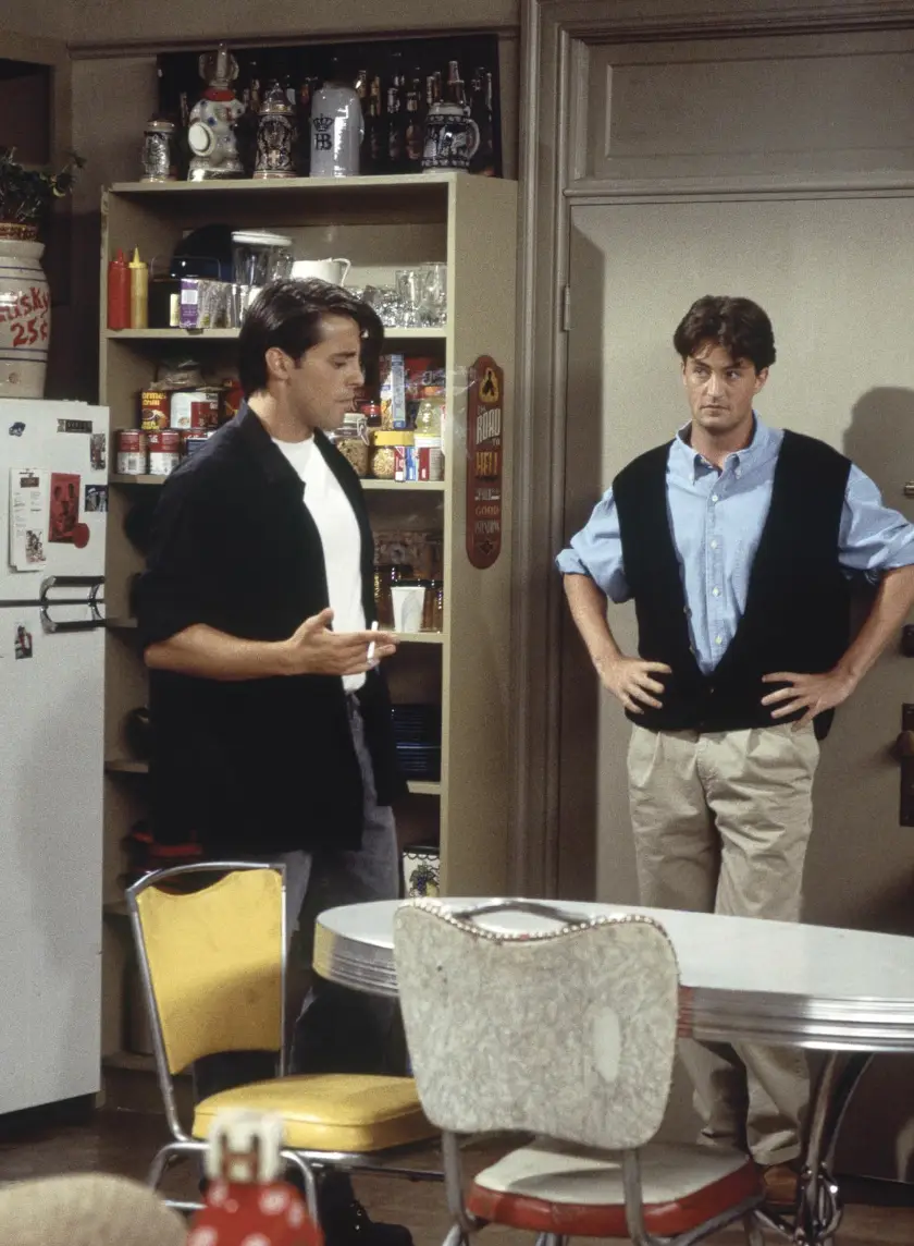 Perry and Le Blanc in Friends.