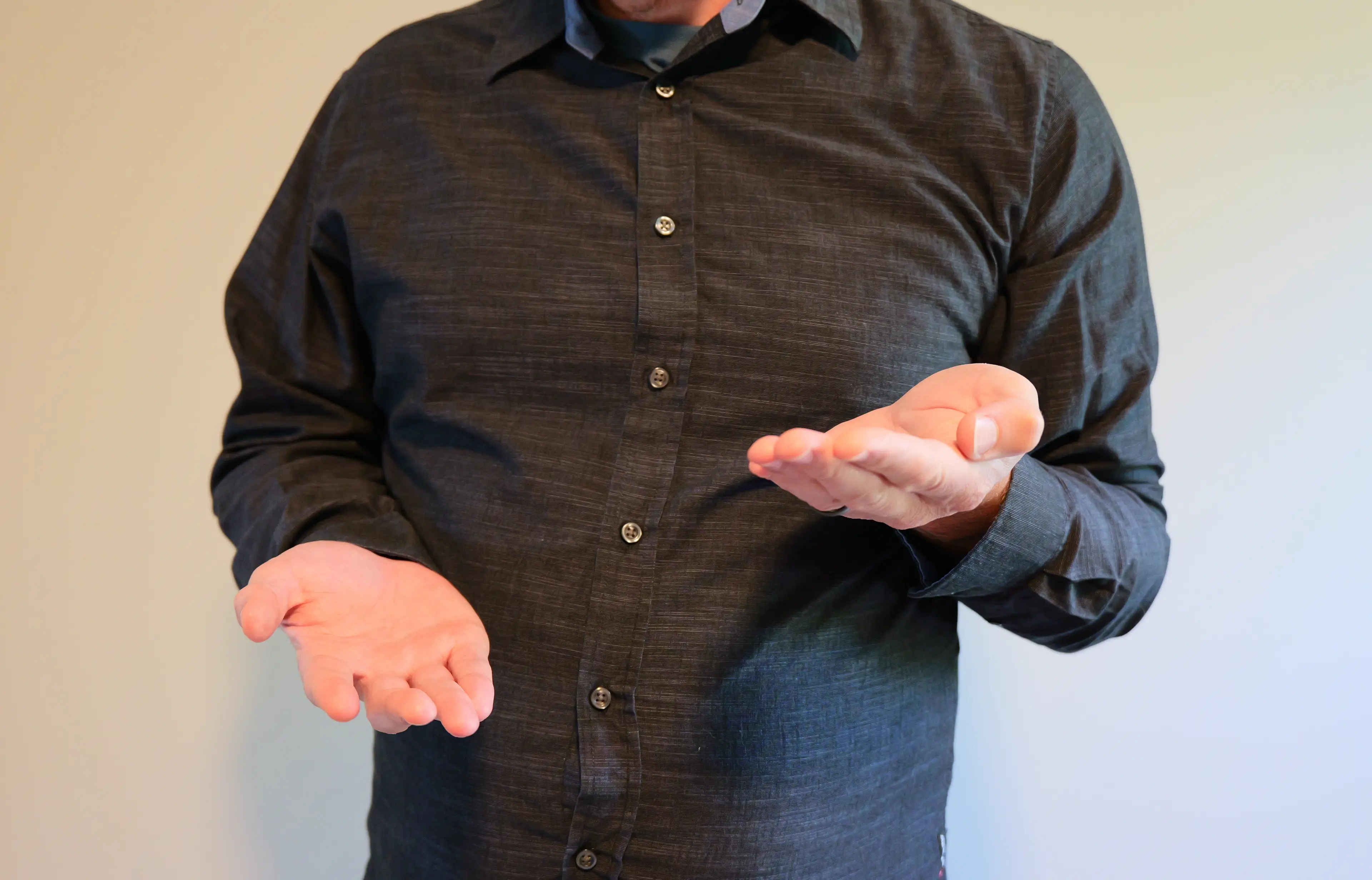 I'm sure you know what this gesture means, but we're not talking about that today. (Matthew Fowler/Getty)