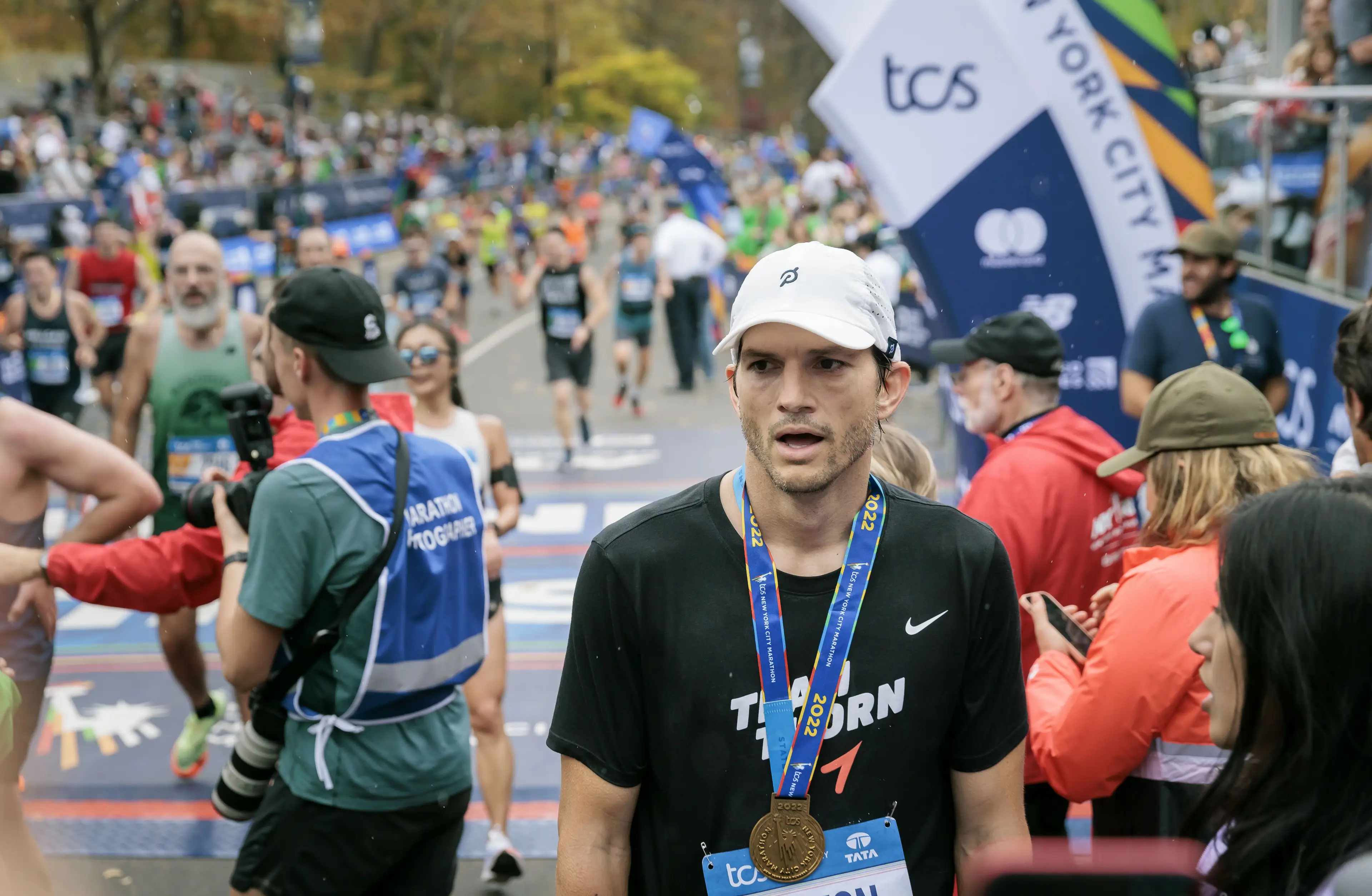 Kutcher's nipples suffered during his training.