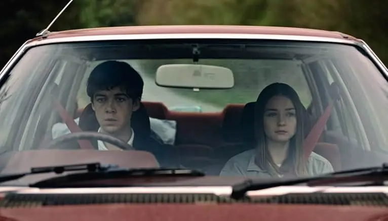 Alex Lawther and Jessica Barden star in the dark comedy series (Channel 4)