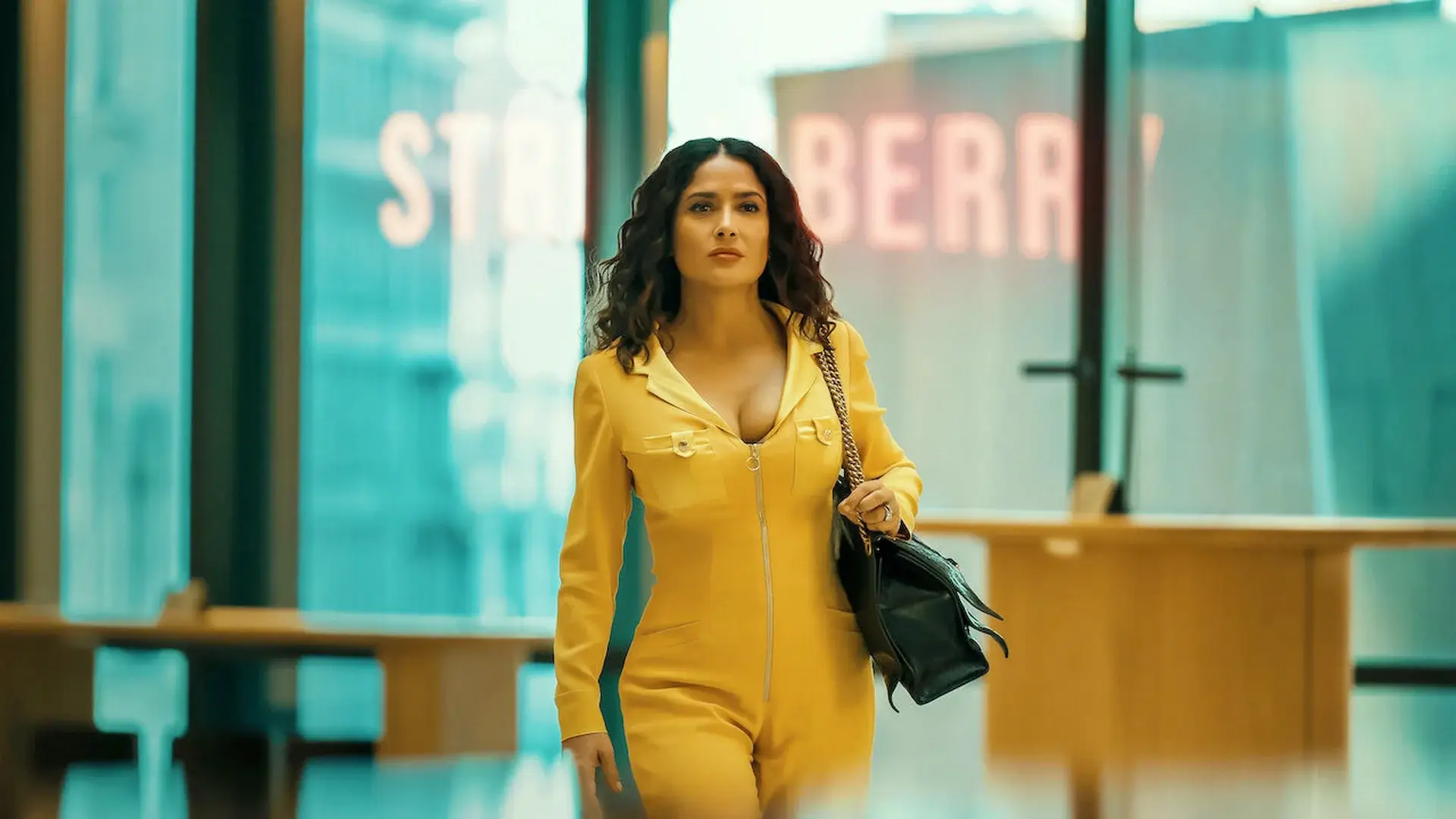 Salma Hayek in Black Mirror.