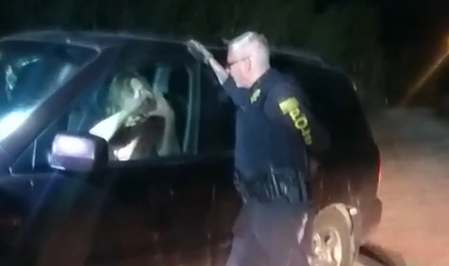 22-year-old Christian was shown making the heart sign at officers several times (Rathod | Mohamedbhai LLC/Clear Creek County Sheriff’s Office)