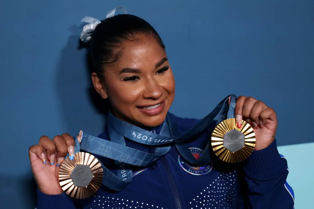 Jordan Chiles has been told to return her bronze Olympic medal. (Naomi Baker/Getty Images)