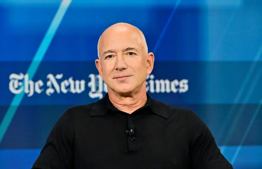 Bezos has given away just 1.2 percent of his $242 billion wealth to charity (Eugene Gologursky/Getty Images for The New York Times)