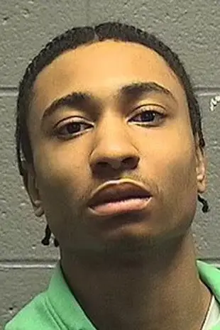 Headshot of suspect in Chicago armed train robbery named Zion Brown. (Police handout) 