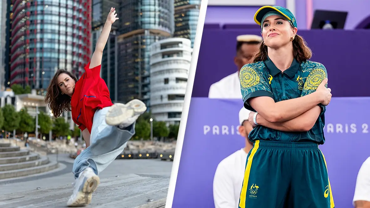 Australian breakdancer Raygun is offering fans $10,000 in competition after viral Olympic performance