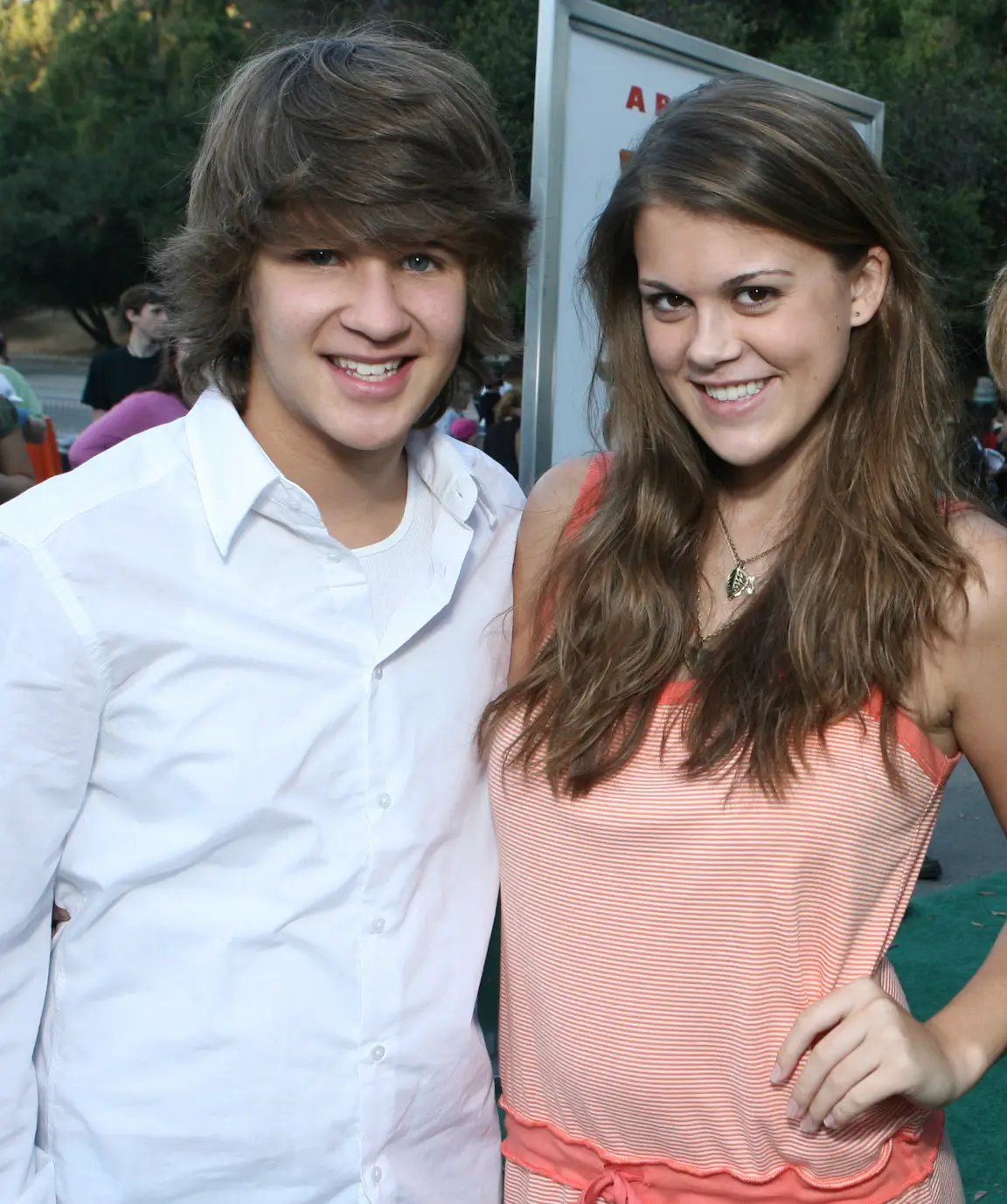 The two stars were around 15 years old when they dated. (E. Charbonneau/WireImage for Sony Pictures-Los Angeles)