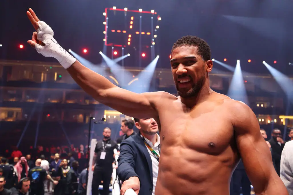 Joshua is a former world champion boxer (Richard Pelham/Getty Images)