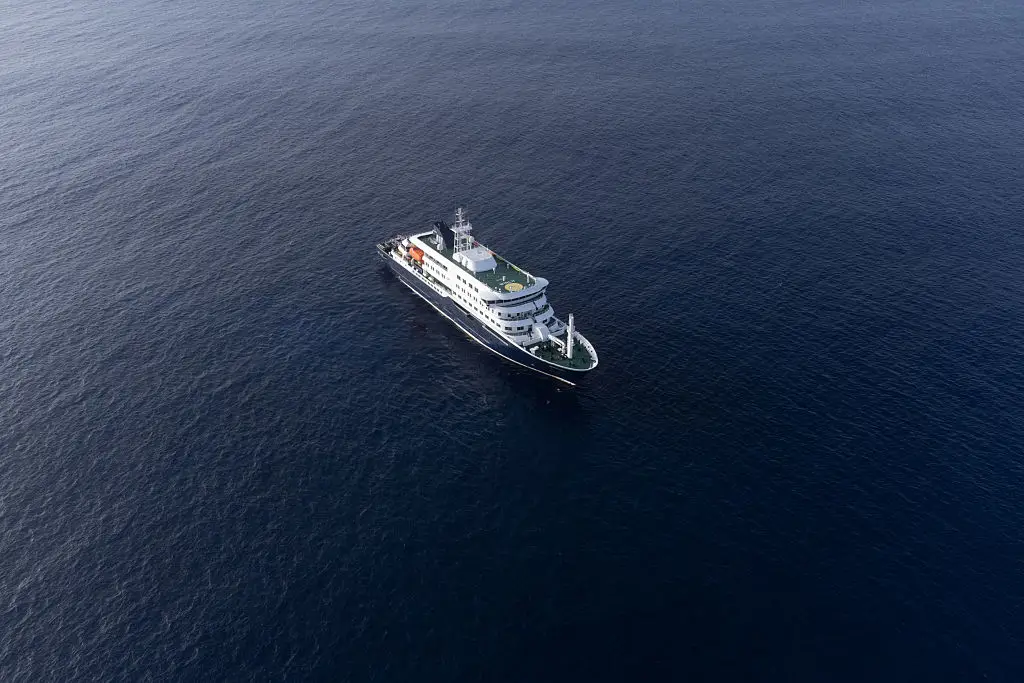 An influencer onboard the ship has spoken out (Photo by AFP via Getty Images)