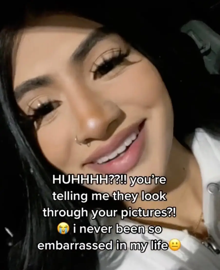 The TikToker said she's 'never been so embarrassed' in her life.