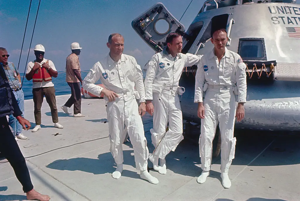 Apollo 11 astronauts said they were glad they were briefed about the music (Getty Images)