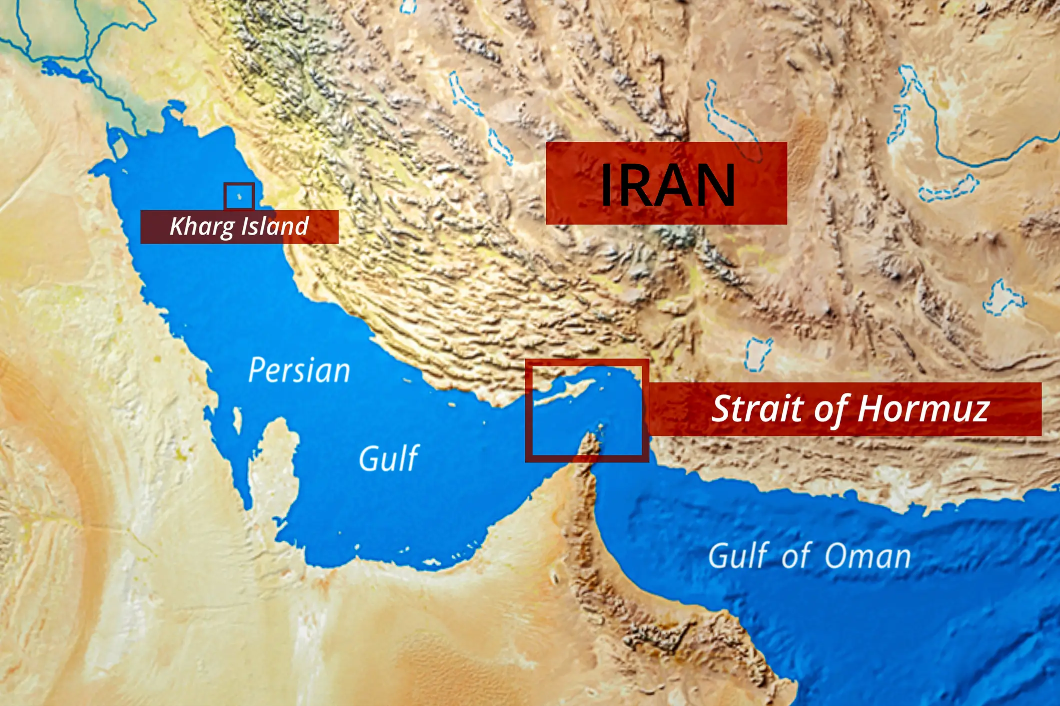 The Strait of Hormuz is the world's busiest oil shipping canal (Getty Stock Photo)