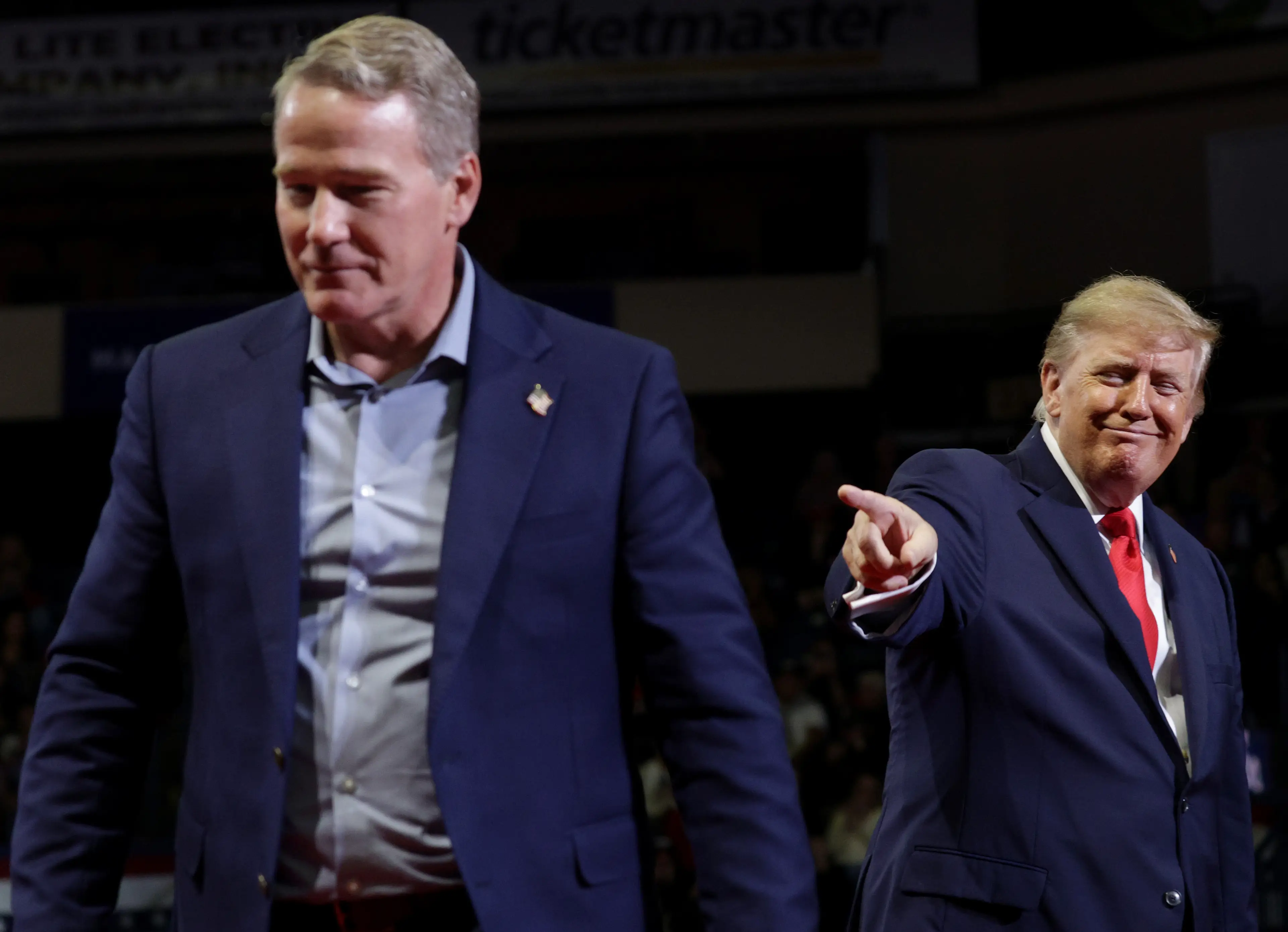 Trump became fixated on Jon Husted's physique (Alex Wong/Getty Images)