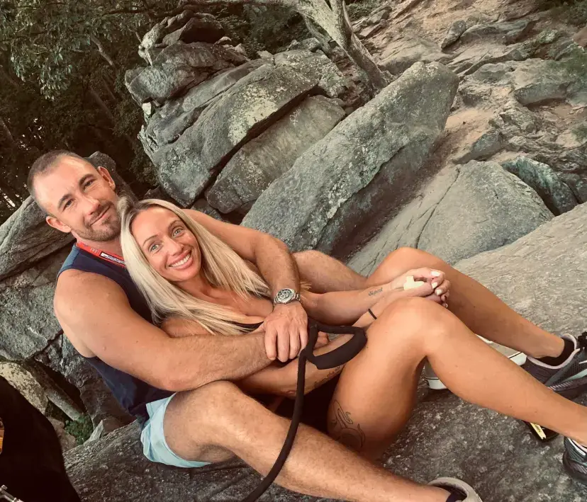 The new boyfriend of the woman who was found dead on a walking trail in Maryland has expressed his innocence.