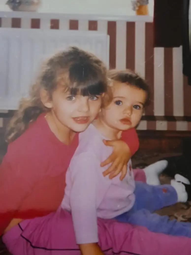 The brave moms, pictured as children, are now petitioning the government for a life-extending drug to give them more time with their own (SWNS)