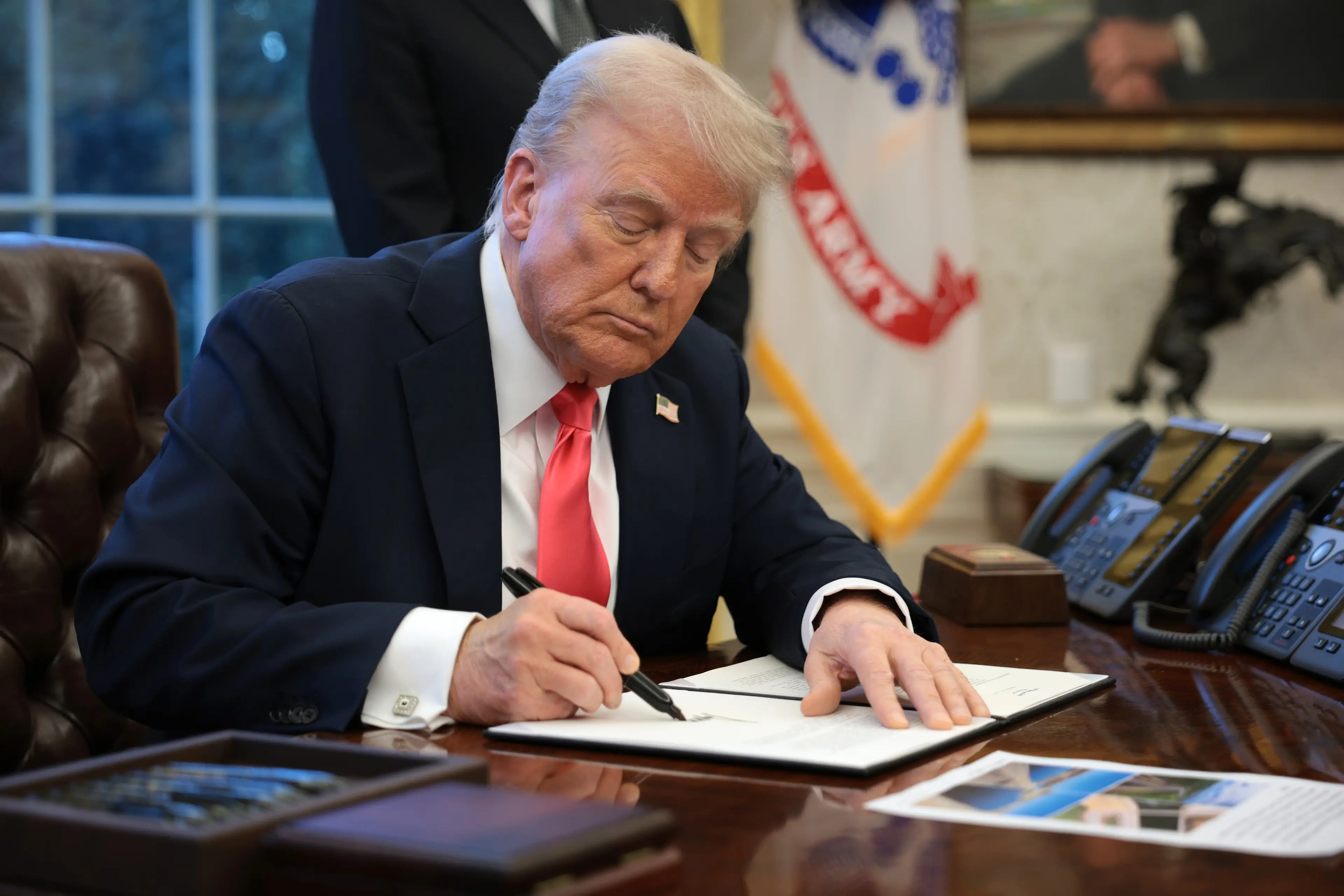 Trump has signed many executive orders since returning to office (Alex Wong/Getty Images)