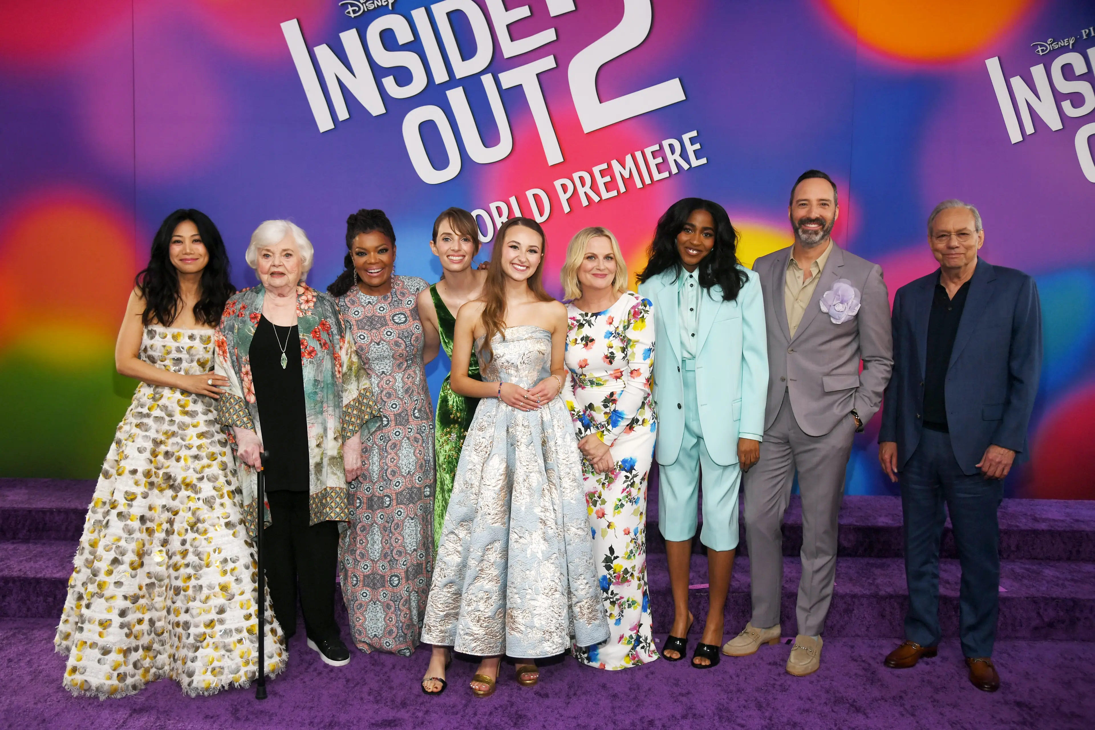 The cast of Inside Out 2. (Alberto E. Rodriguez/Getty Images for Disney/Pixar)