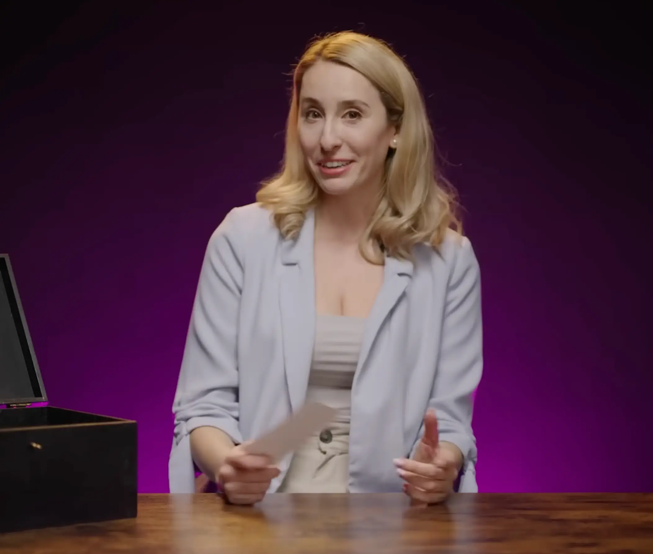 De Noire has explained how her eight second rule keeps her workers safe (LADbible Honesty Box/Youtube)