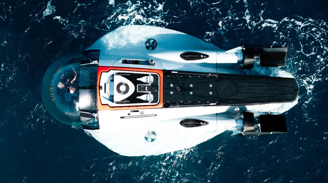 The Super Sub (pictured) is designed for exploring wrecks and the ocean's depths (U-Boat Worx)