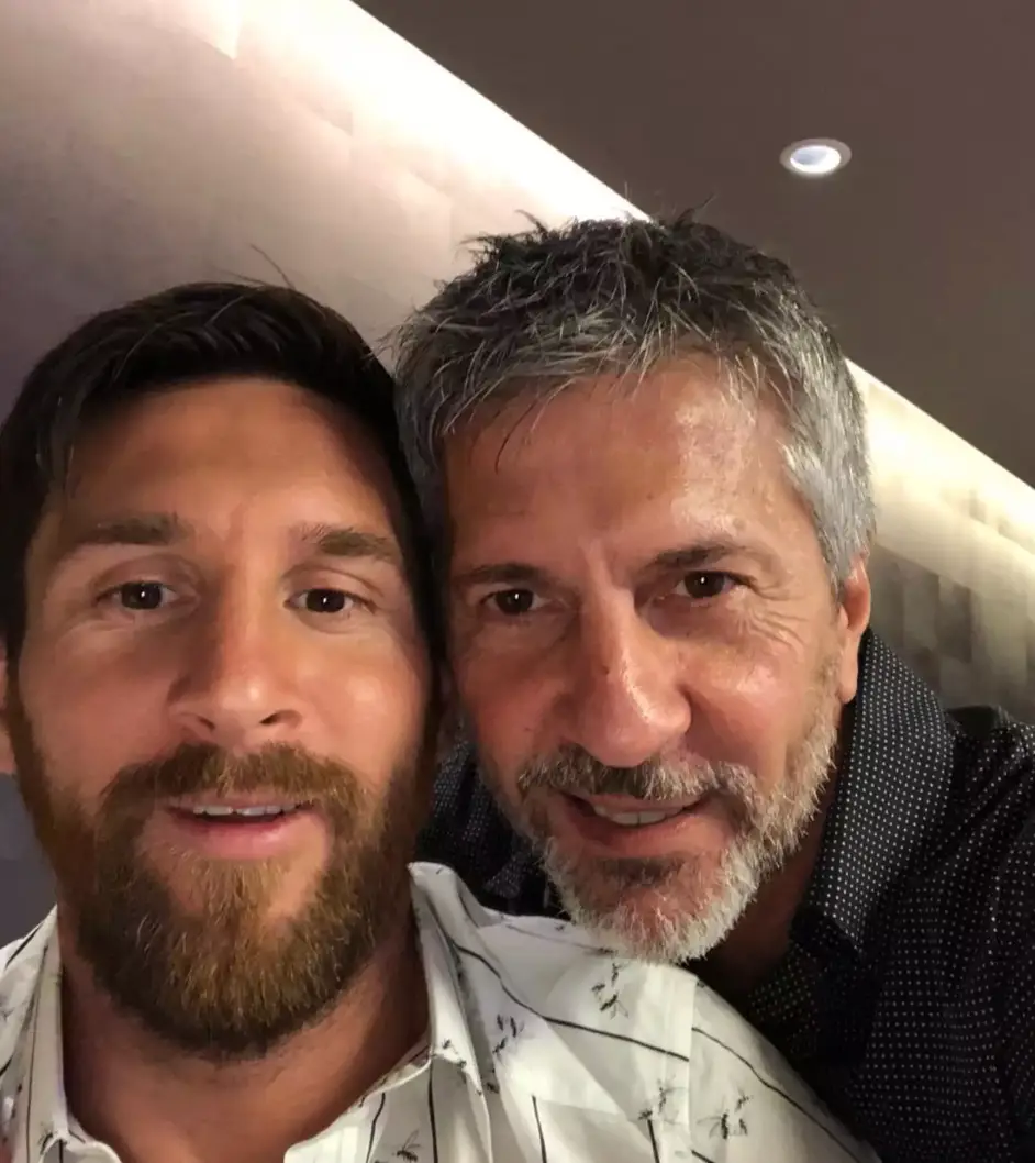 Panic spread among fans during Argentina's World Cup campaign after it was claimed Messi's dad had died (Instagram/Jorge Messi)