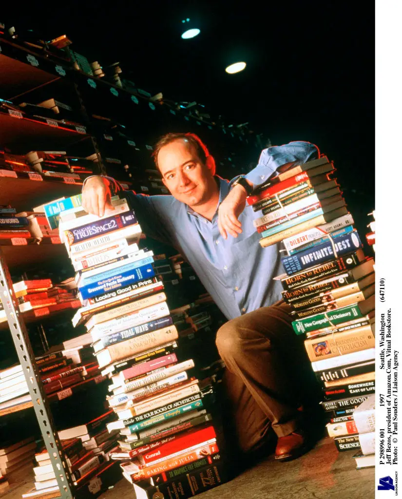 Bezos back in the day (Paul Souders/Getty Images)