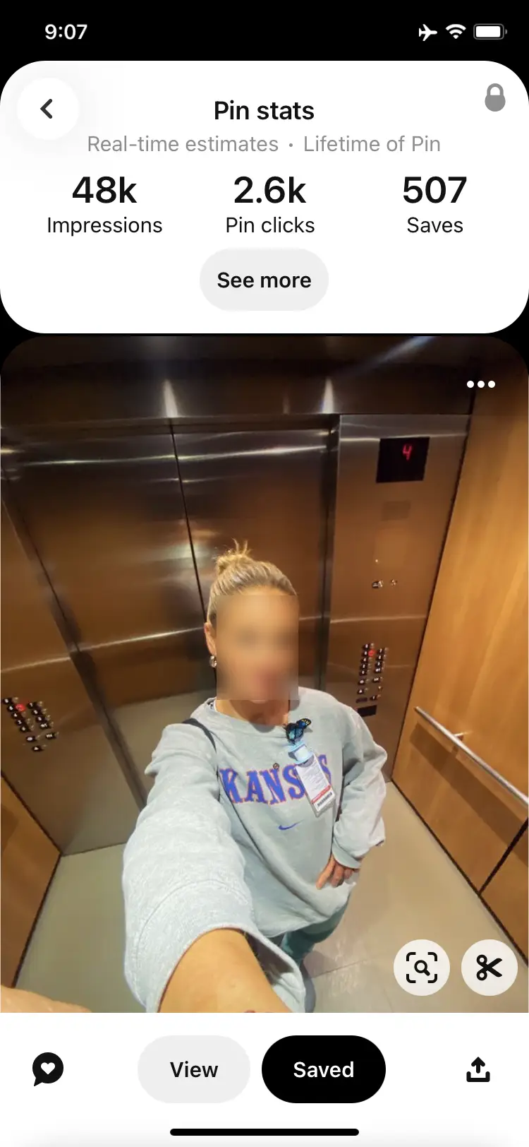 The image has so far had 48k impressions on Pintrest, making it hard to know who the culprit is.