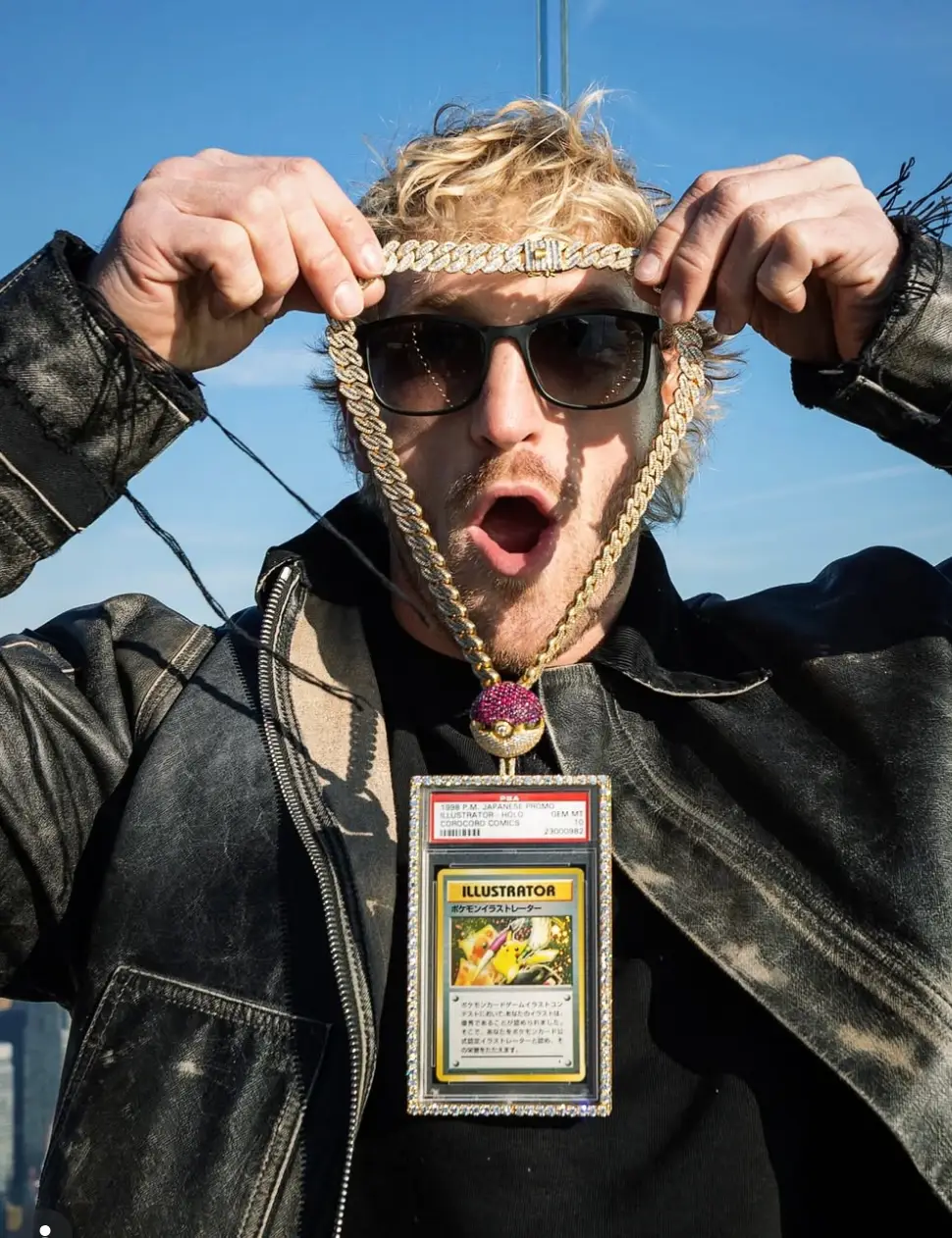 Paul set a world record when he purchased the rare Pokemon card in 2021 (Logan Paul/Instagram)