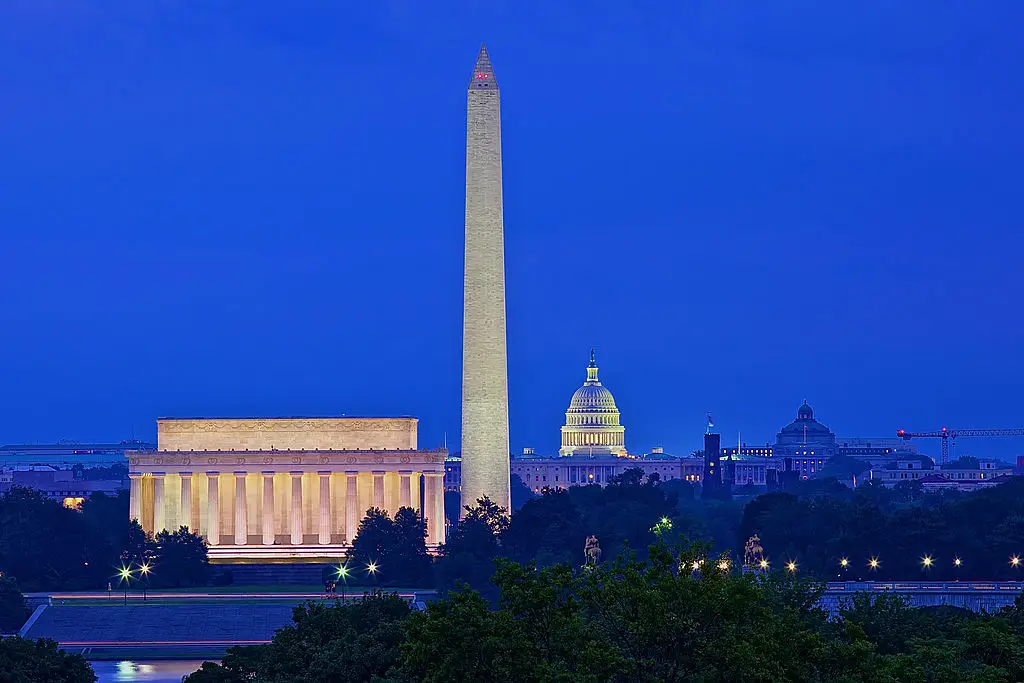 Washington DC would firmly be in the crosshairs of any nuclear attack, according to some experts. (Getty/Samuel Antonio)