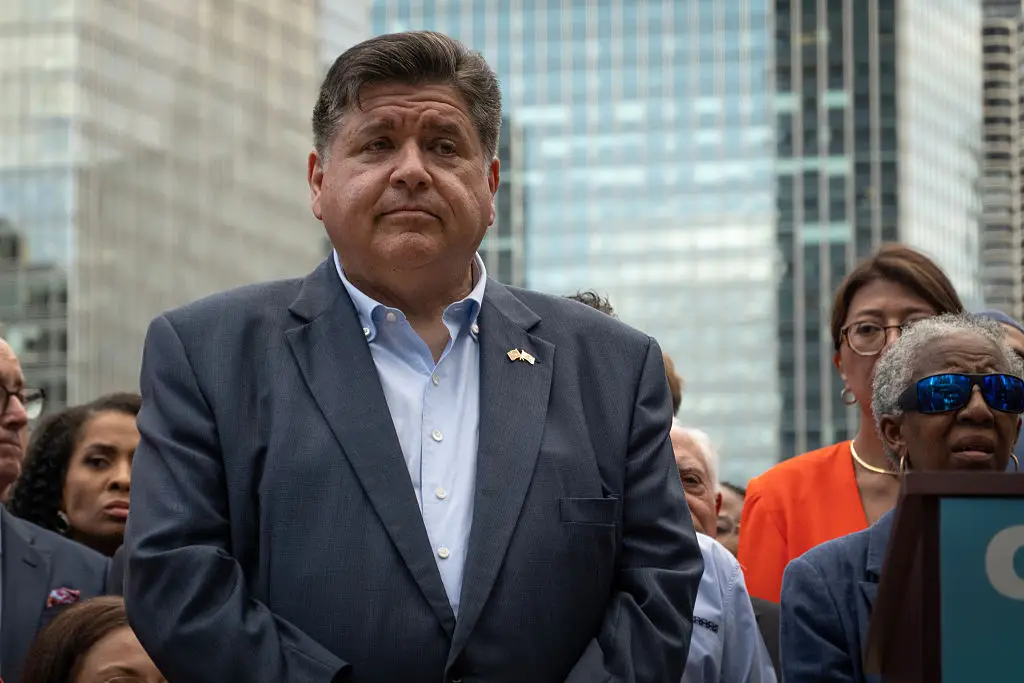 Illinois Gov. JB Pritzker has challenged the president's plans for his state (Scott Olson/Getty Images)