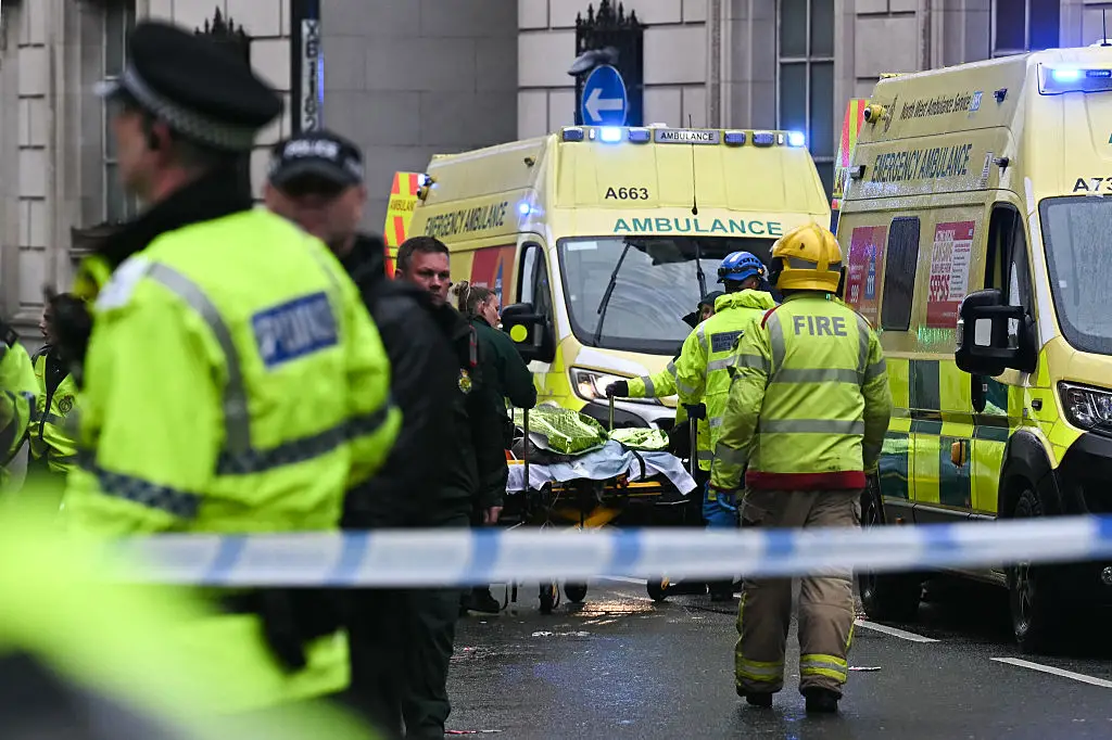As many as 47 people were injured after a motorist ploughed his car into a crowd of supporters at Liverpool FC's victory parade (PAUL ELLIS/AFP via Getty Images)