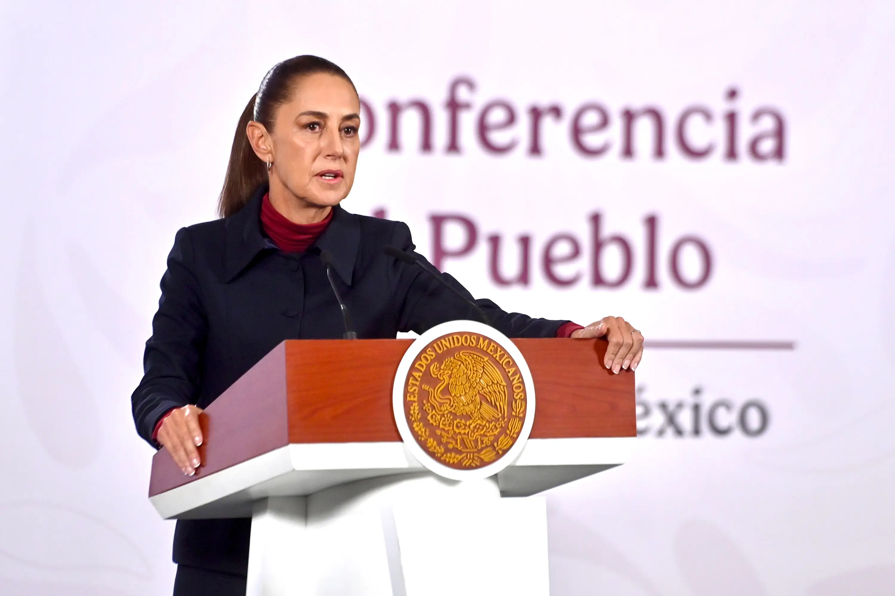 Mexican president Claudia Scheinbaum said that Mexico's territorial integrity must be respected (Jeannette Flores/ObturadorMX/Getty Images)