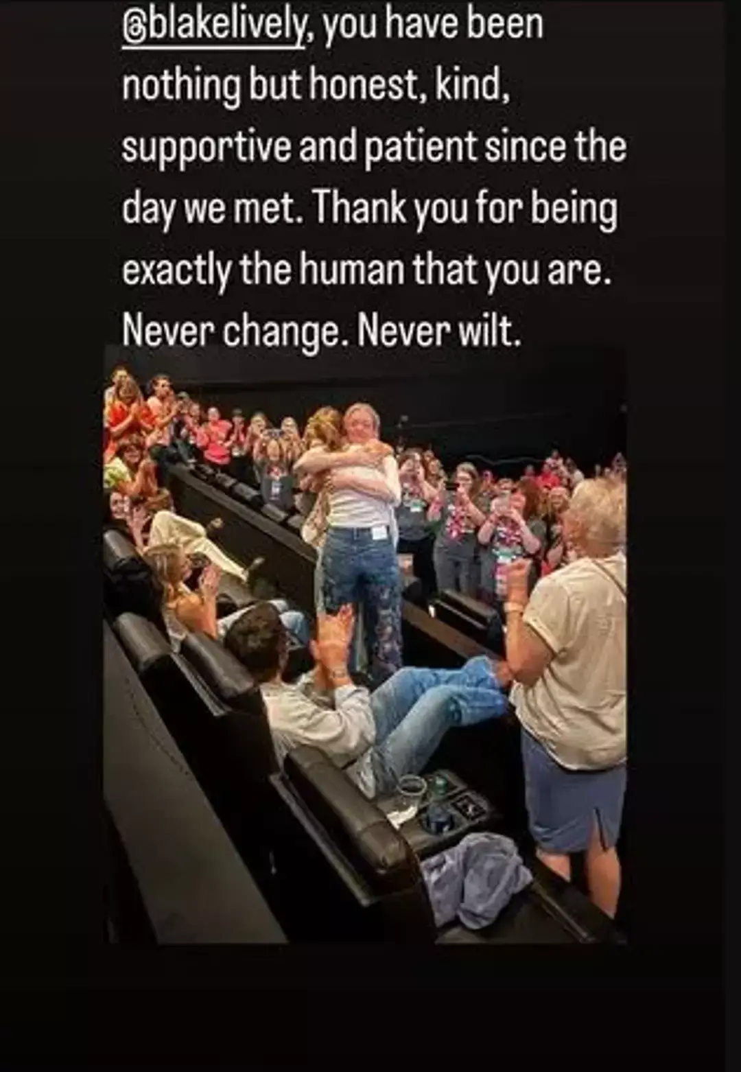 Hoover uploaded a story on Instagram in support of Lively (colleenhoover/Instagram)